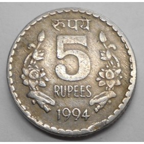 INDIA 5 Rupees 1994 C