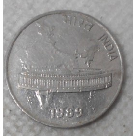 INDIA 50 Paise 1989 N