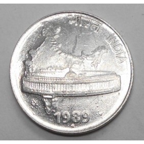 INDIA 50 Paise 1989 H