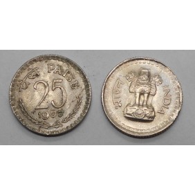 INDIA 25 Paise 1977 C