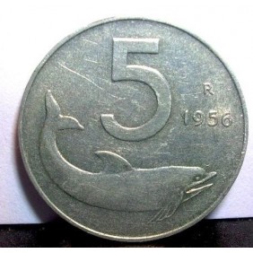 5 LIRE 1956