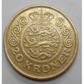 DENMARK 20 Kroner 1990
