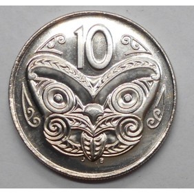 NEW ZEALAND 10 Cents 2004