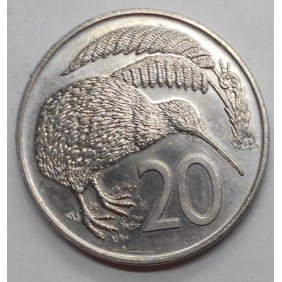 NEW ZEALAND 20 Cents 1979