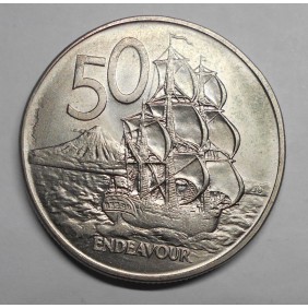 NEW ZEALAND 50 Cents 1971