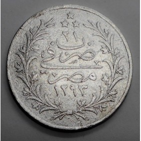 EGYPT 5 Qirsh AH 1293/21...