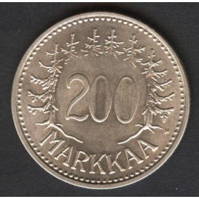 FINLAND 200 Markkaa 1956 AG