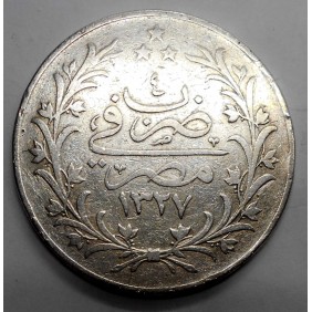 EGYPT 20 Qirsh AH 1327/4H...