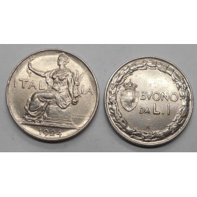 BUONO 1 Lira 1924