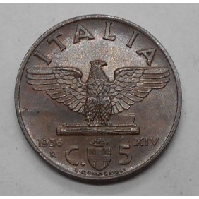 5 Centesimi Impero 1936