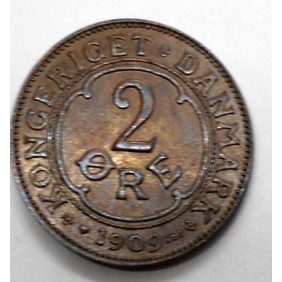 DENMARK 2 Ore 1909
