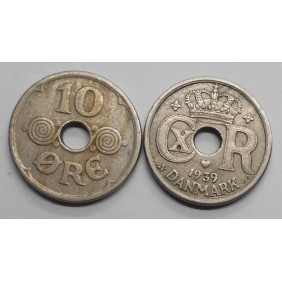 DENMARK 10 Ore 1939