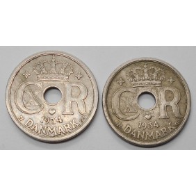 DENMARK 25 Ore 1934