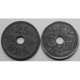 DENMARK 25 Ore 1944