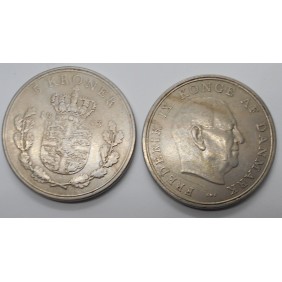 DENMARK 5 Kroner 1963