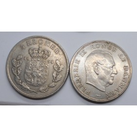 DENMARK 5 Kroner 1964