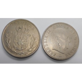 DENMARK 5 Kroner 1967