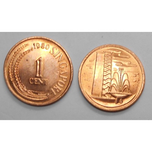 SINGAPORE 1 Cent 1980