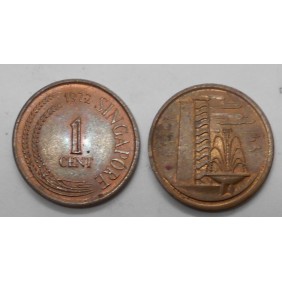 SINGAPORE 1 Cent 1972