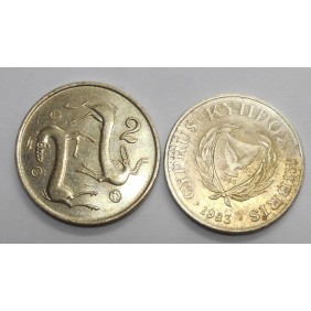 CYPRUS 2 Cents 1983