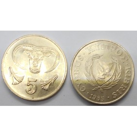CYPRUS 5 Cents 1985