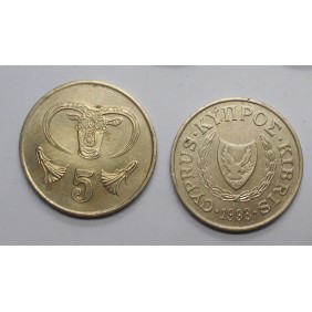CYPRUS 5 Cents 1993