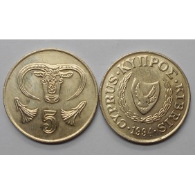 CYPRUS 5 Cents 1994