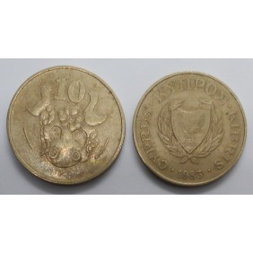 CYPRUS 10 Cents 1983