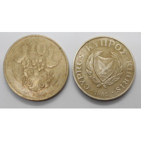 CYPRUS 10 Cents 1985
