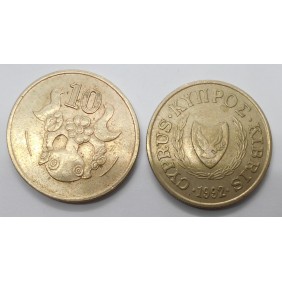 CYPRUS 10 Cents 1992