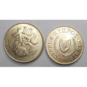 CYPRUS 10 Cents 1994