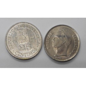 VENEZUELA 25 Centimos 1977