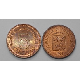 VENEZUELA 5 Centimos 1977