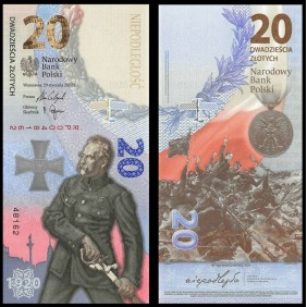 POLAND 20 Zlotych 2020...