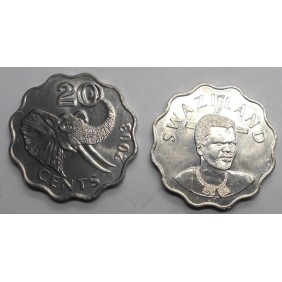 SWAZILAND 20 Cents 2003