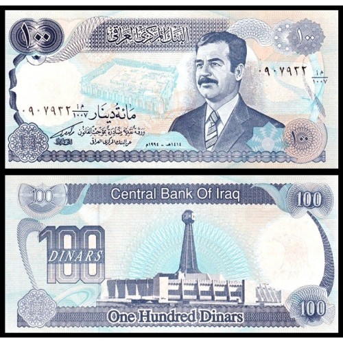 IRAQ 100 Dinars 1994