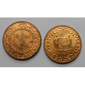 SURINAME 1 Cent 1966