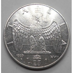 1 Lira 1939 XVII M.