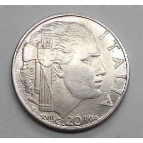 20 CENTESIMI IMPERO 1939...