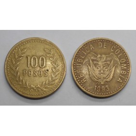 COLOMBIA 100 Pesos 1993