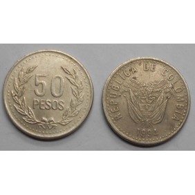 COLOMBIA 50 Pesos 1994