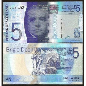 SCOTLAND 5 Pounds 2007