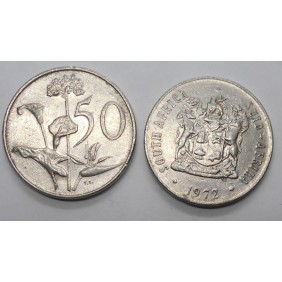 SOUTH AFRICA 50 Cents 1972
