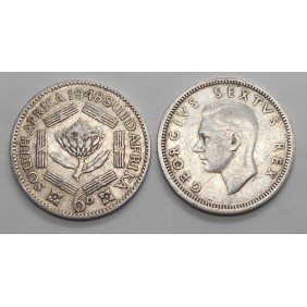 SOUTH AFRICA 6 Pence 1948 AG