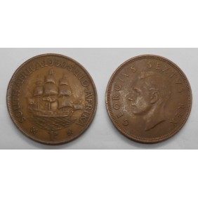 SOUTH AFRICA 1 Penny 1950