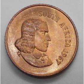 SOUTH AFRICA 1 Cent 1967...