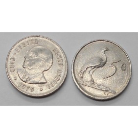 SOUTH AFRICA 5 Cents 1979...