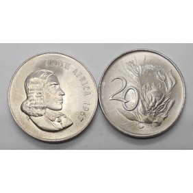 SOUTH AFRICA 20 Cents 1967...