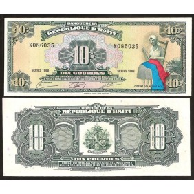 HAITI 10 Gourdes 1988
