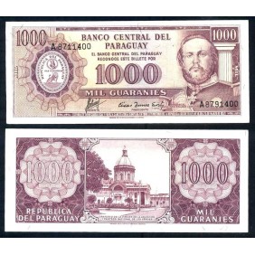 PARAGUAY 1000 Guaranies 1963